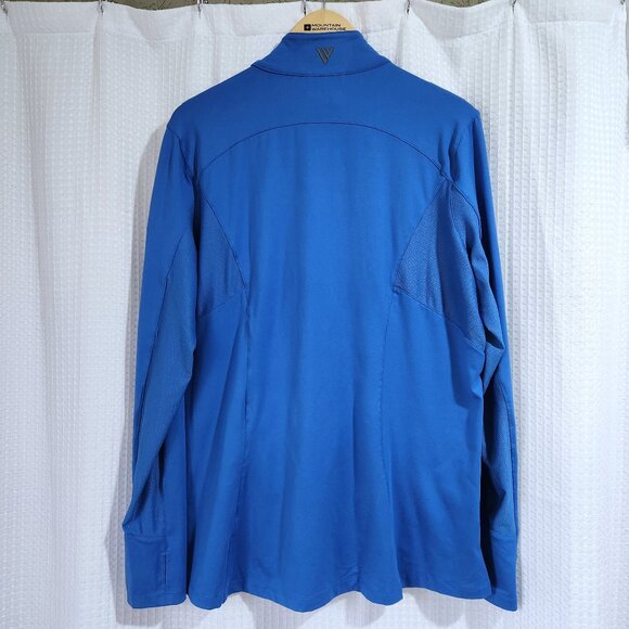 Level Wear Golf Zip-Up Jacket Long Sleeve Pockets Women's XXL Blue NWT - Picture 2 of 14